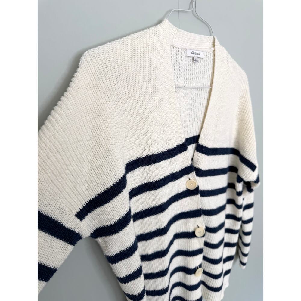 MADEWELL V-Neck Button-Front Long Cardigan Sweater NL202 - Picture 6 of 10